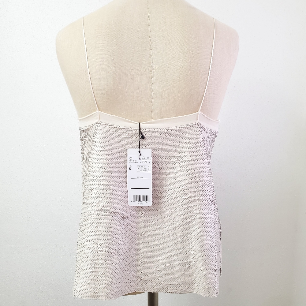 NWT Flip Sequin MNG Mango Matte Camisole Size Small - Picture 5 of 9